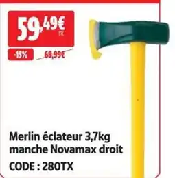 Screwfix Merlin éclateur offre
