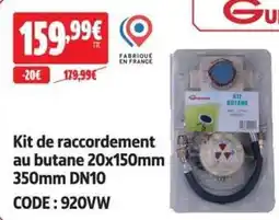 Screwfix GUILLOT Kit de raccordement au butane offre