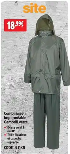Screwfix Gambrill combinaison imperméable offre