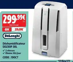 Screwfix DeLonghi Déshumidificateur offre
