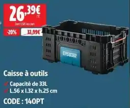 Screwfix Erauauer Caisse à outils offre