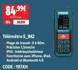 Screwfix Erbauer Télémetre E_IM2 offre