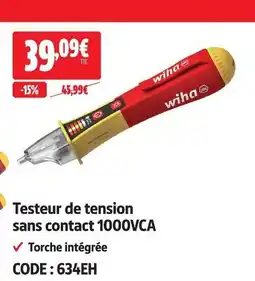 Screwfix Wiha testeur de tension sans contact 1000vca offre