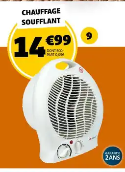 GiFi Chauffage soufflant offre