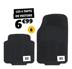 GiFi Les 4 tapis de voiture offre