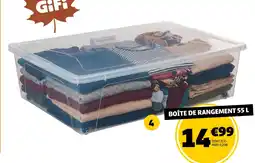 GiFi Boîte de rangement 55 l offre