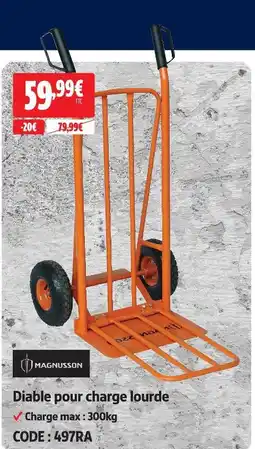Screwfix Magnusson diable pour charge lourde offre