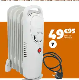 GiFi Radiateur bain d'huile offre