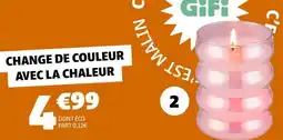 GiFi Bougie led et cire offre