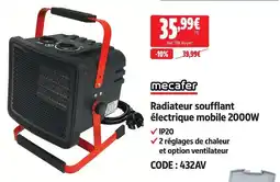 Screwfix Radiateur soufflant électrique mobile 2000w offre