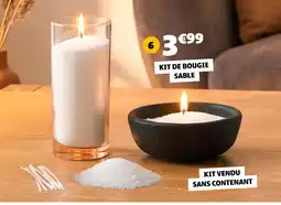 GiFi Kit de bougie sable offre