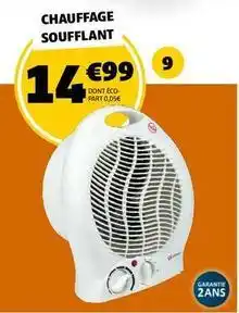 GiFi Chauffage soufflant offre