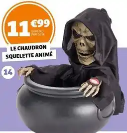 GiFi Le chaudron squelette animé offre
