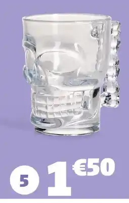 GiFi Chope à bière tête de mort 510 ml offre