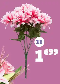 GiFi Piquet chrysanthèmes 9 têtes offre