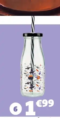 GiFi Gobelet paille verre, 31cl offre