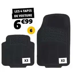 GiFi Les 4 tapis de voiture offre