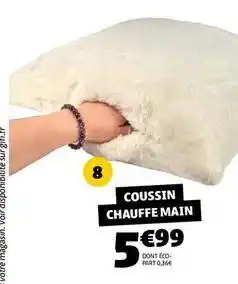 GiFi Coussin chauffe main offre