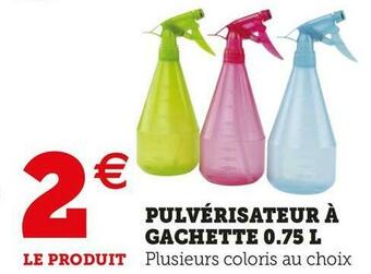 Super U Pulvérisateur à gachette 0.75 l offre