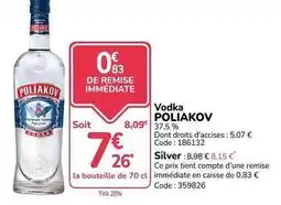 Promocash Poliakov - vodka offre