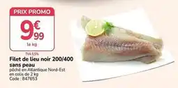 Promocash Promo - filet de lieu noir 200/400 sans peau offre
