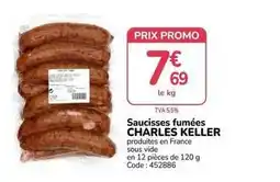 Promocash Promo - saucisses fumées offre
