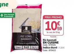 Promocash Promo - riz basmati en cuisine offre