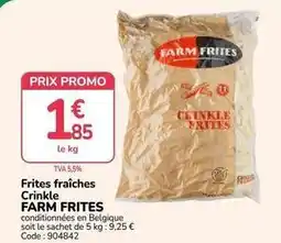Promocash Promo - frites fraîches crinkle offre