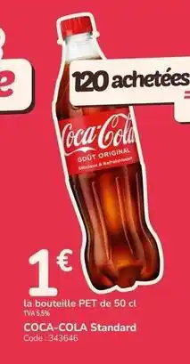 Promocash Coca cola - la bouteille pet offre