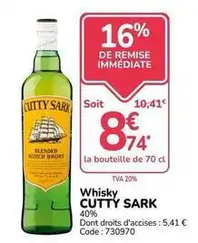 Promocash Scotch - whisky offre