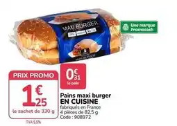 Promocash Burger - pains maxi offre