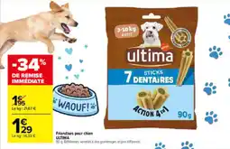 Carrefour Market ULTIMA Friandises pour chien offre