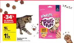 Carrefour Market BONKERS Sucettes pour chat offre