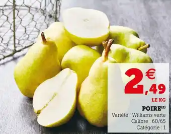 Super U Poire offre