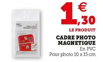 Super U Cadre photo magnetique offre