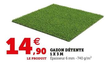 Super U Gazon détente offre