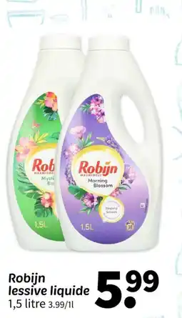 Wibra Robijn lessive liquide offre
