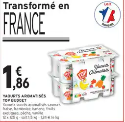 Intermarché Contact TOP BUDGET Yaourts aromatisés offre