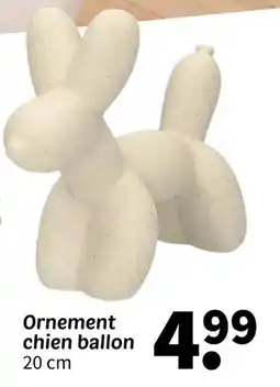 Wibra Ornement chien ballon offre
