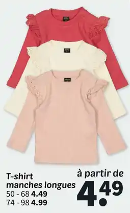 Wibra MINI T-shirt manches longues offre