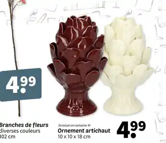 Wibra Ornement artichaut offre