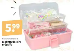 Wibra Mallette loisirs créatifs offre