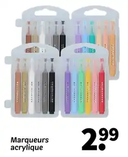 Wibra MYTODMARK Marqueurs acrylique offre