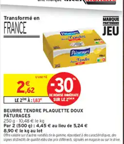 Intermarché Contact PÂTURAGES Beurre tendre offre