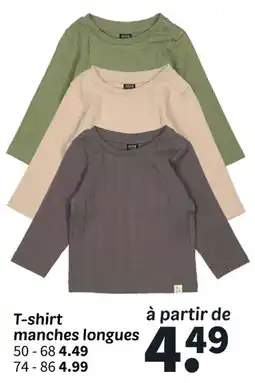 Wibra MINI T-shirt manches longues offre