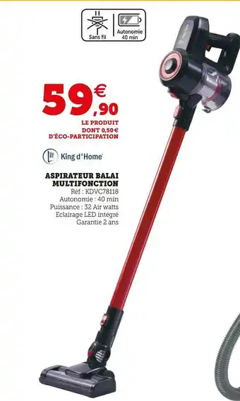 Aspirateur balai multifonction