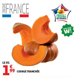 Auchan Supermarché COURGE TRANCHÉE offre