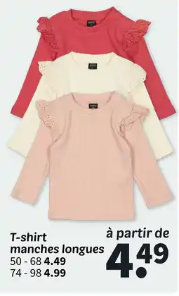 Wibra T-shirt manches longues offre