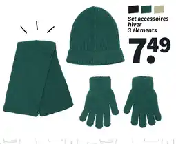 Wibra Set accessoires hiver 3 éléments offre