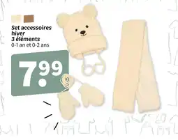 Wibra Set accessoires hiver 3 éléments offre